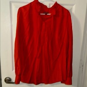 Vibrant Red Blouse
